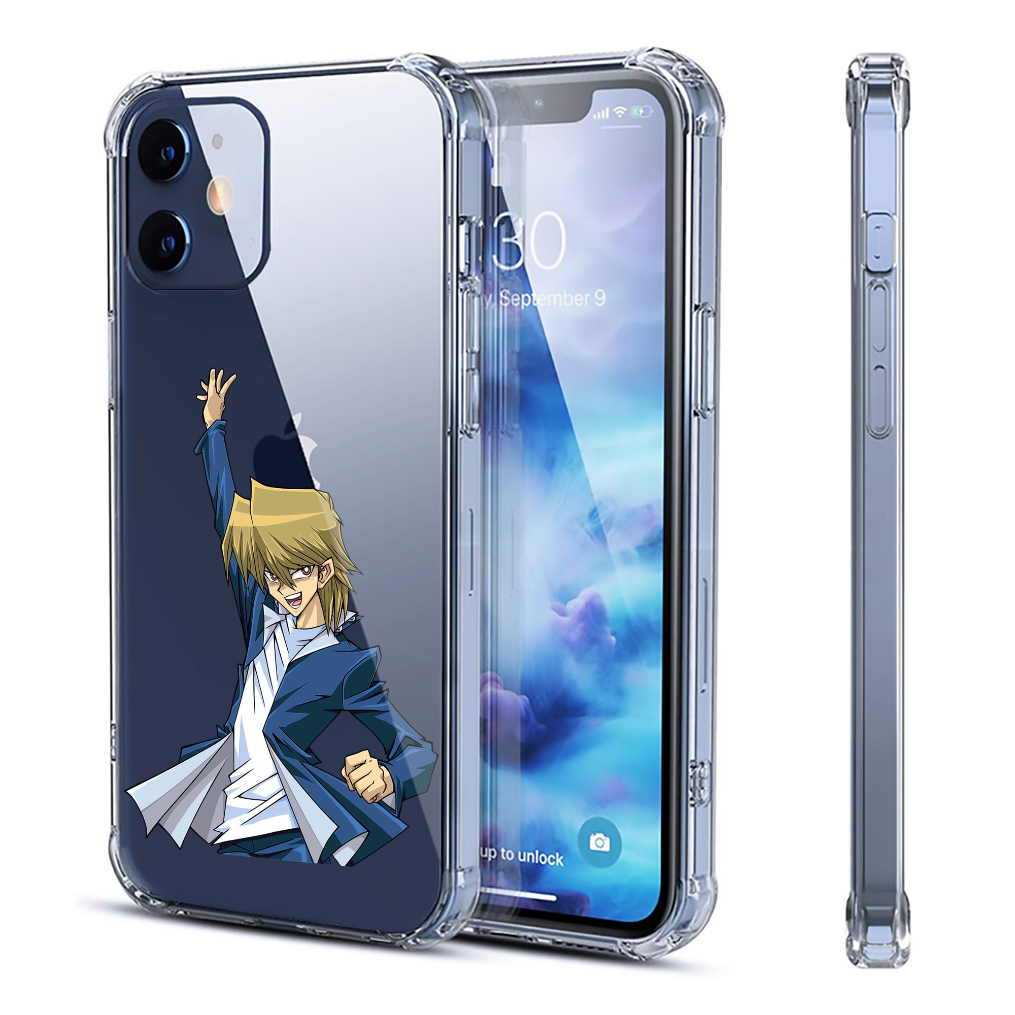 （画像用） 遊☆戯☆王 Yu-Gi-Oh! 【iPhone 12シリーズ対応】透明スマホケース（クリアソフトケース）